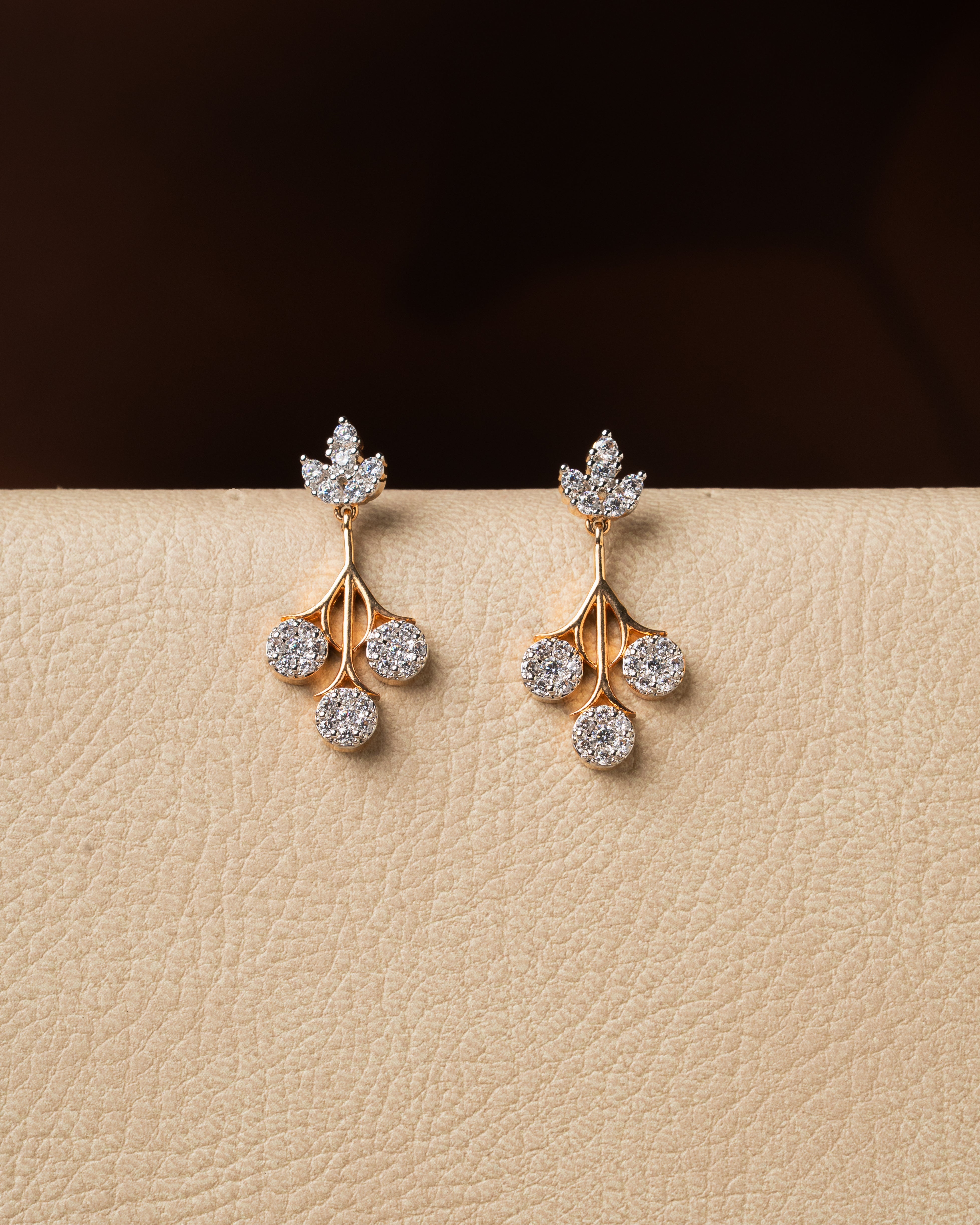 Blossom Glow Necklace Set - American Diamond